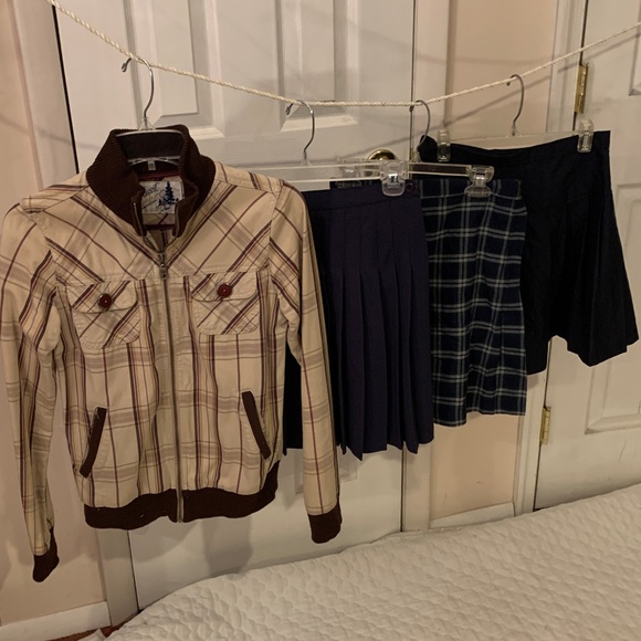 Pre-owned Lot Early 2000s Fossil Jacket & Limited Too Skirts - Small Siz… - Picture 1 of 15